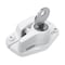 Prime-Line Keyed Child-Proof Sash Lock, 2 in. Hole Centers, Diecast Zinc, Painted White (Single Pack) F 2646 - alternate 1